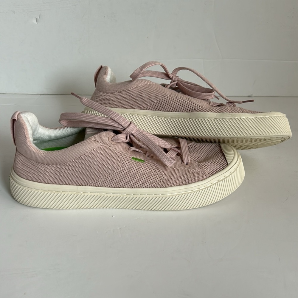 Cariuma Ibi rose knit lace sneaker men’s 8 women’s 9.5 - Picture 15 of 16